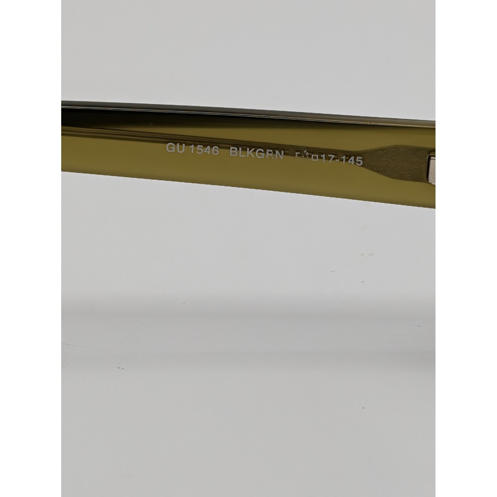 Guess GU1546 Eyeglass Frames Only Black Green Full Rim Rectangle 52-17-145 - Picture 9 of 16